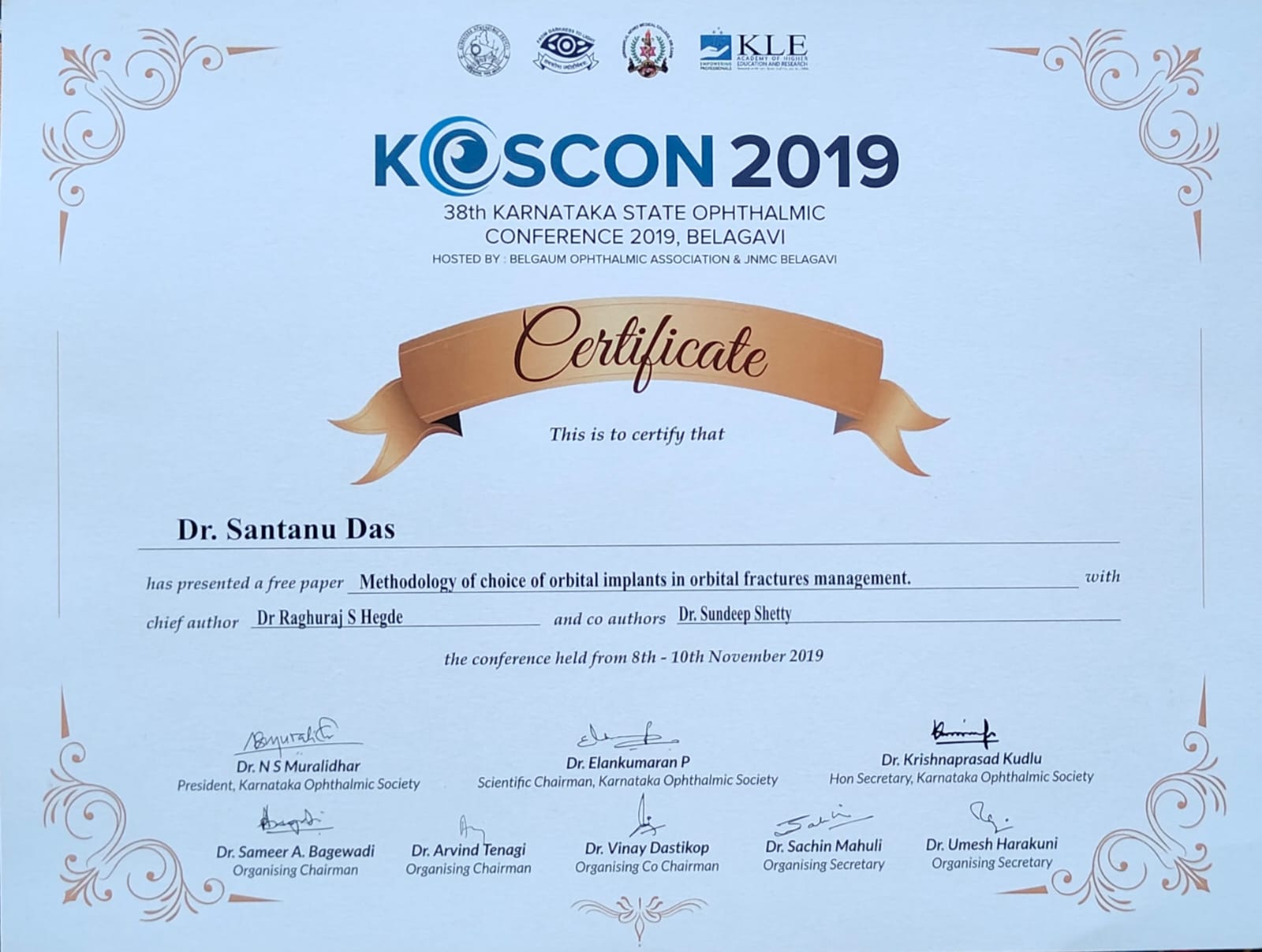 AIOS 2019 Free Paper Presentation